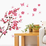 Stickers Papillon Fleur de cerisier Sakura - Rêve de Papillon