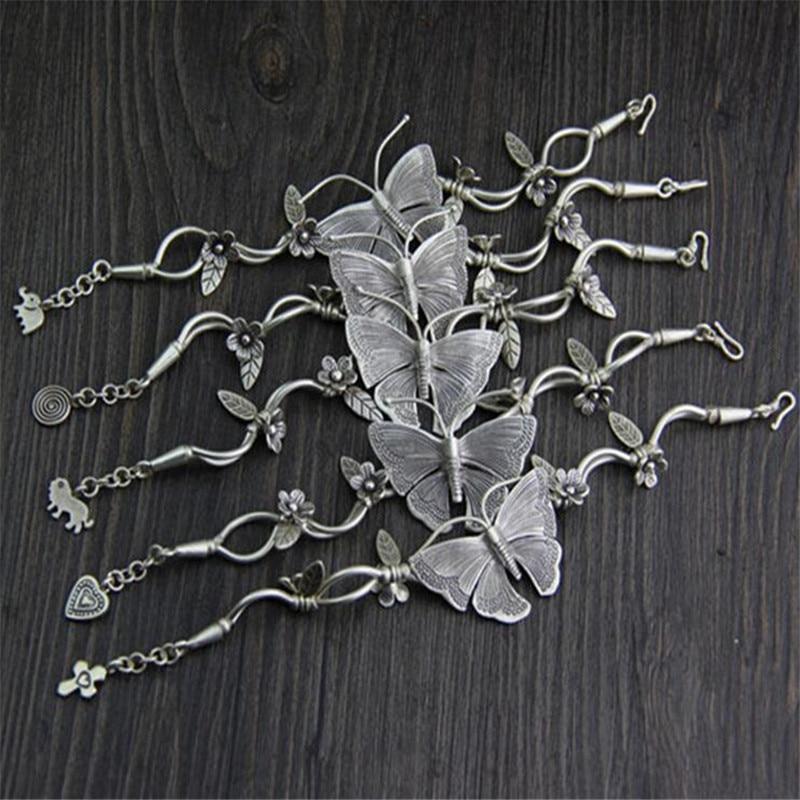 boucles d'oreilles améthyste en grappe