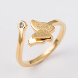 Bague Papillon Mariage Or - Rêve de Papillon