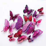 Stickers à Aimant Papillon 3D Violet - Rêve de papillon
