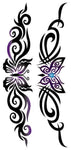 Tatouage éphémère papillon tribal - Rêve de Papillon