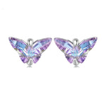 Boucles d'Oreilles Papillon de Nuit en cristal | Rêve de Papillon