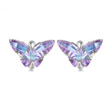 Boucles d'Oreilles Papillon de Nuit en cristal | Rêve de Papillon