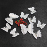 Stickers Papillon 3D Blanc - Rêve de Papillon