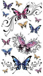 Tatouage éphémère papillon arabesque - Rêve de Papillon