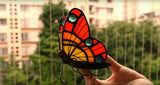 Porte bougie papillon en vitrail - Rêve de Papillon
