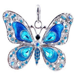 Collier Papillon Fantaisie Bleu - Rêve de Papillon