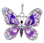 Collier Papillon Fantaisie Violet - Rêve de Papillon