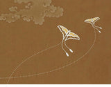 Boucles d'oreilles Papillon <br> Géométrique (Argent)