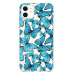 Coque de téléphone papillon morpho bleu transparente - Rêve de Papillon