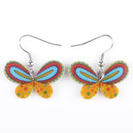 Boucles d'Oreilles Papillon Multicolore style Gaudi - Rêve de Papillon