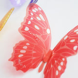 Stickers Papillon 3D Rouge - Rêve de Papillon