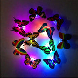 Stickers Papillon Noël à LED Changeante - Rêve de Papillon