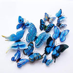 Stickers à Aimant Papillon 3D Bleu - Rêve de papillon