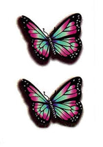 Tatouage éphémère papillon 3D fantaisie - Rêve de Papillon